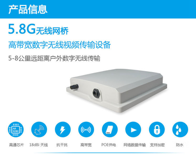 騰遠智拓5.8G無線網橋產品*